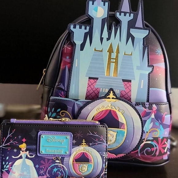 Loungefly Cinderella Castle Backpack and Wallet main image 5